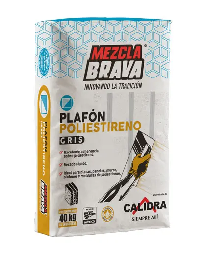 Plafón Poliestireno Gris